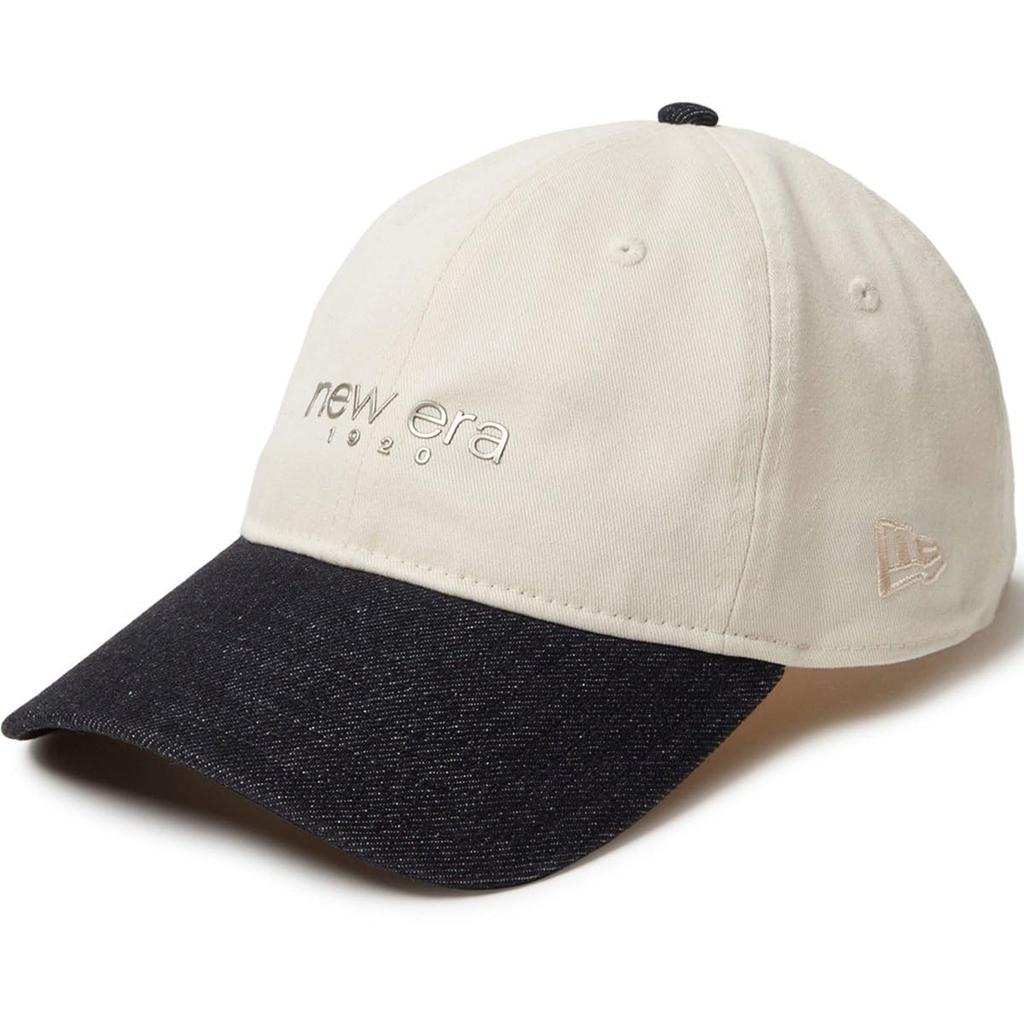 New Era Cap 9TWENTY Metallic Logo Light D 920 2TONE TPU LOGO LCRE DBLK 14388809 NER36C6343 2-tone Cream/Black M/L