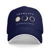 Spain Total Solar Eclipse  Totality Sandwich Baseball Cap Fashion Astronomy for Unisex Women Polyester Sun Cap Sports Adult Hat