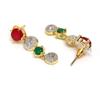 Jewellery Set for Women American Diamond Combo of Necklace Set with Earrings, Bracelet and Ring for Girls and Women