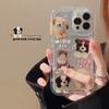 Cat and Dog IPhone 13 Apple 14 Mobile Phone Case 16 Anti-fall 12 Flash Powder 11 Suitable for 15pro Max Women's Model