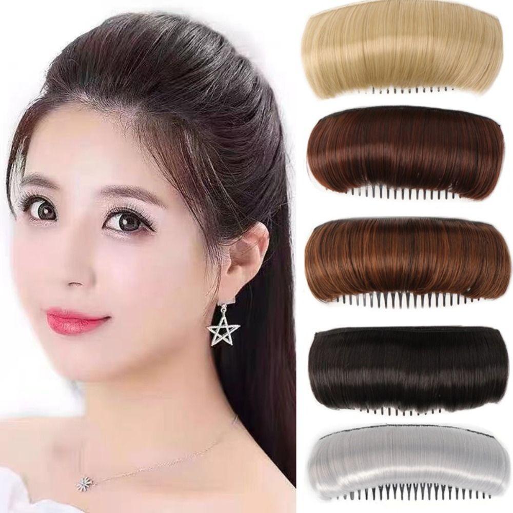 False Hair Clip Invisible Hair Bun Hair Combs Wig Cushion Fluffy Hair Clip Pad Women