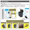 Seikou Sangyo ED-65 Car Goods Trash EXEA Console Dust Box, Black