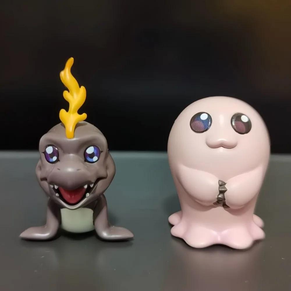 2-5cm Anime Digimon Adventure Figure Gabumon Pyocomon Koromon Mochimon Tokomon Plotmon Action Figures Collection Model Toys Gift