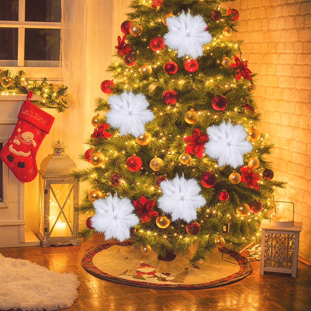 10-50pcs Angel Wings Love Pendant Christmas Tree Decoration White Feather Decoration For New Year Christmas Tree Decor