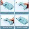 2-Hole Paper Puncher Plastic Punching Machine Portable Paper Punch Manual Puncher Office School Supplies for Student