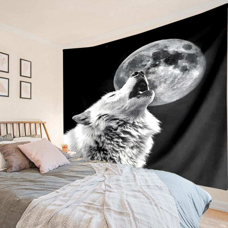 Wolf Pack Wilderness Tapestry Room Decoration Wall Hanging for Living Room Bedroom, Dormitory, Birthday and Christmas Gifts