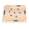 Magnetic Chess Game with Wooden Board 20pcs Stones Educational Interactive Magnetic Stones Game for