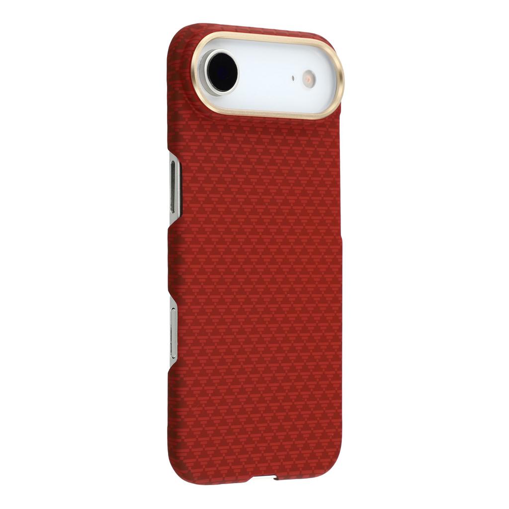 For iPhone Air Case Compatible with MagSafe Carbon Fiber Texture PC Phone Back Cover