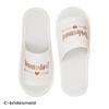 Fashion Bride Bridesmaid Slippers,Wedding Party Disposable Slippers Bridal Party Slippers Set, Lightweight Cozy Soft Sole Flats