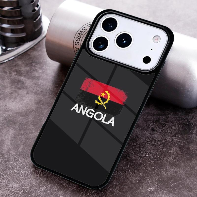 Angola flag Phone Case For iPhone 17 16 15 14 13 12 11 Pro Max Plus 17Air Soft Silicone Cover
