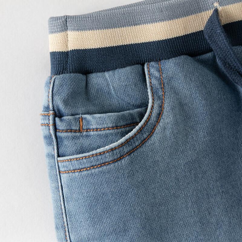 DAVE&BELLA Boys' Tapered Denim Jogger Pants