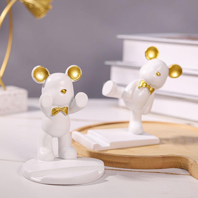 Cute Cartoon Phone & Tablet Holder: Creative Desk Ornament for Home or Office Gifts