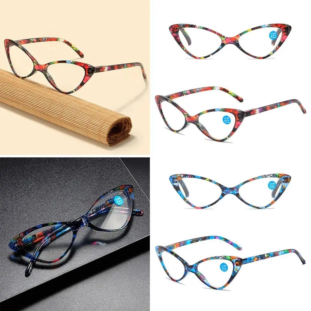 Blue Ray Blocking Anti-Blue Light Reading Glasses Ultralight Eye Protection Round Eyeglasses Floral PC