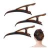 Tightly Lock Hair Clip Patented 11.5cm L Size Tightly Holds (Brown, Set of 3)
