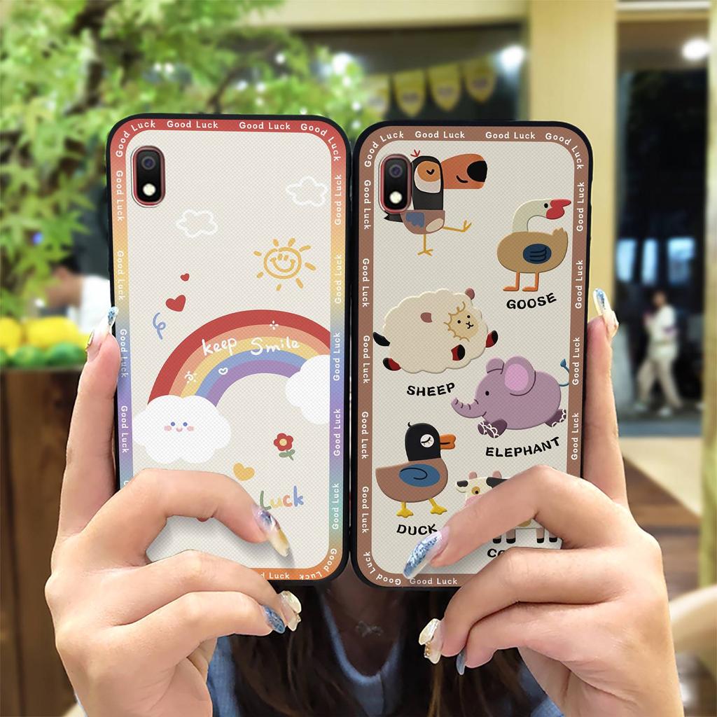 Anti-dust Shockproof Phone Case For Samsung Galaxy A10 Protective Fashion Design Cover Durable TPU Cartoon Full Wrap