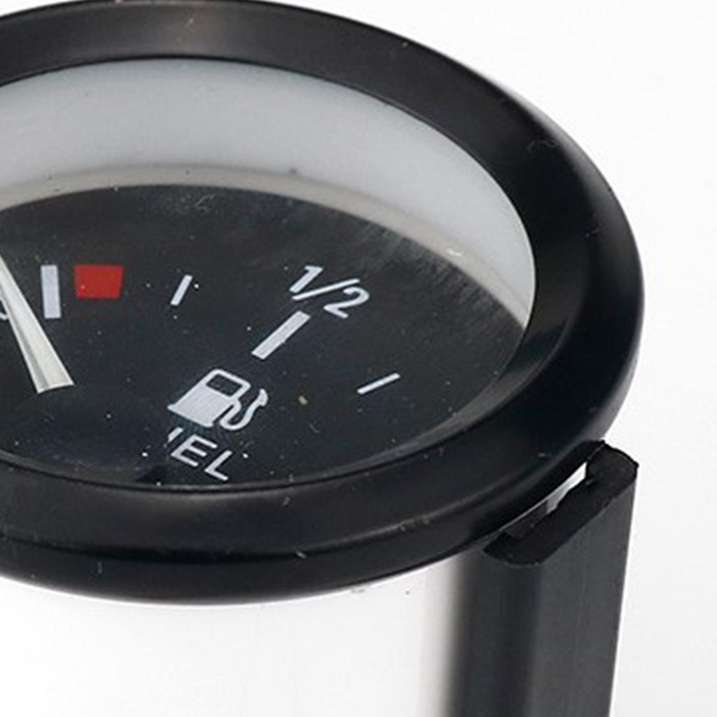 52mm Fuel Level Gauge Universal E 12 F Pointer Waterproof Oil Level Meter for Boat Yacht Truck