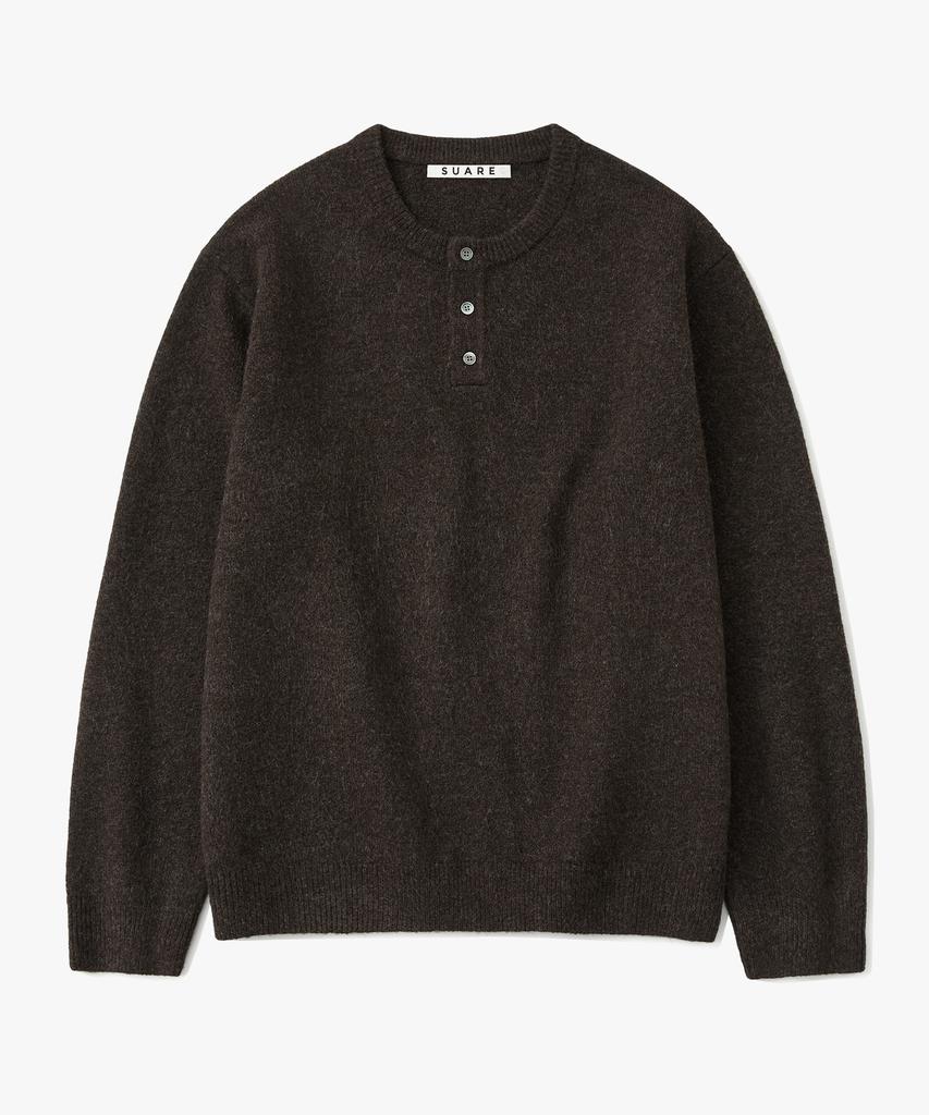 SUARE Daily Henley Neck Knit - 5 Colors