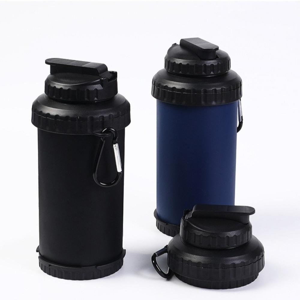 Portable Sports Water Flask Collapsible Fitness Drinking Cups Silicone Folding Water Bottle Travel