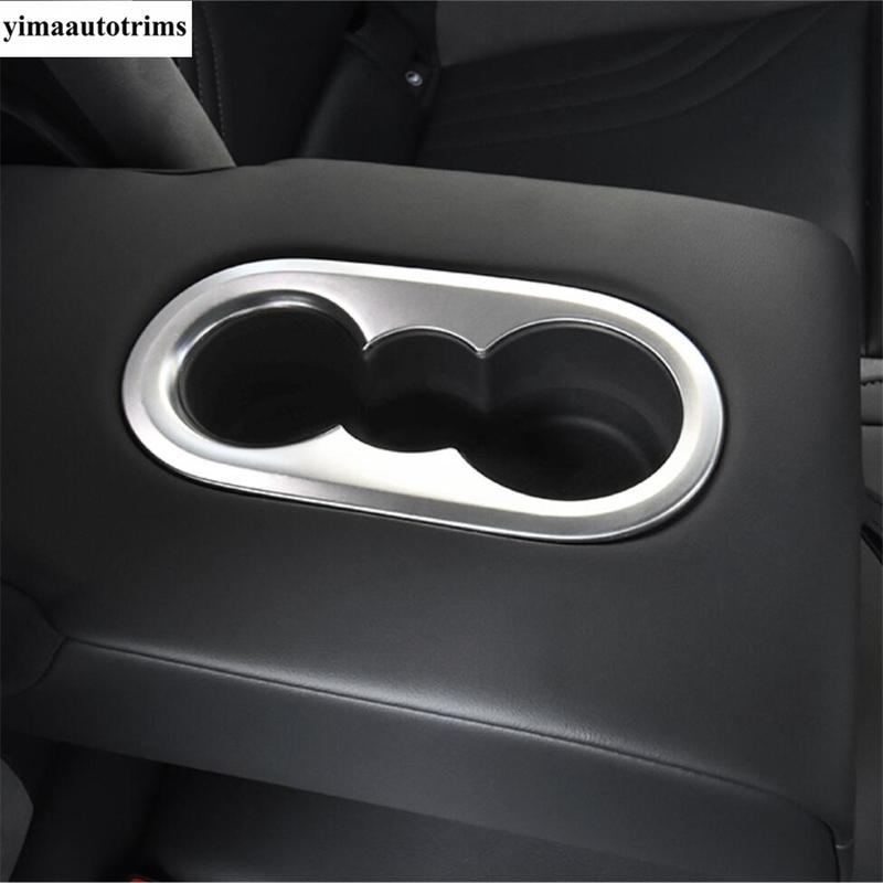For VW Volkswagen ID.4 ID4 - 2025 Car Gearbox Water Cup Holder Panel Head Light Air Cover Trim Stainless Steel Accessories
