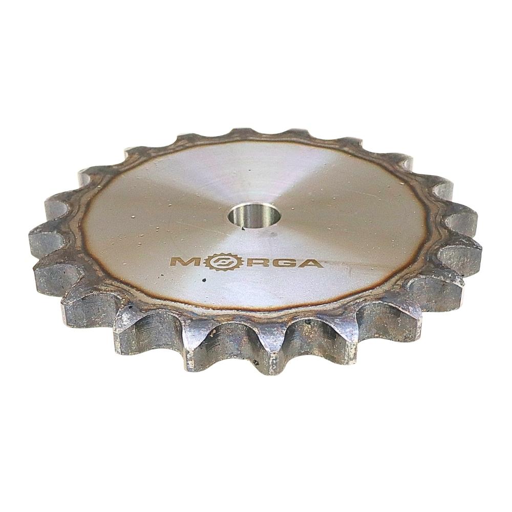 Hardened chain sprocket with flange, hub 20B-1 (R1 1.1/4) Z-20 outer diameter - 217.9 MORGA