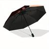 1pc Cats Pets Automatic Open/close Folding Compact Umbrella, 8-Rib Sturdy Canopy, Lightweight Portable, Everyday Use, Gift,134