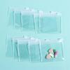 10pcs Medicine Organizer Clear Pill Pouch Portable Reusable Ring Storage Holder Bag EVA Self Sealing Pill Bags Pills