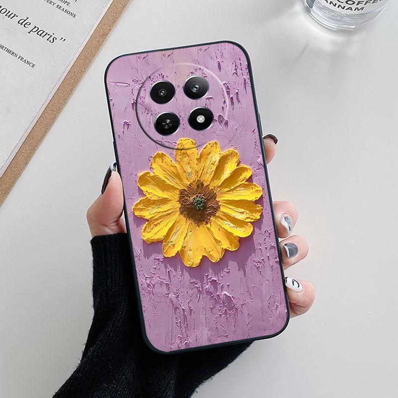 Für Realme 12 5G Hülle Abdeckung Realme12 Funda Coque Weiches Mode Silikon Schutzhülle für Telefonkamera für Realme 12 5G