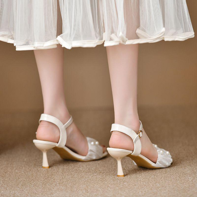 Beautiful High-heeled Sandals Women's Soft Soles Are Not Tired of Feet 2025 New Versatile Comfortable Gentle Women's Shoes Fashion High Heels
