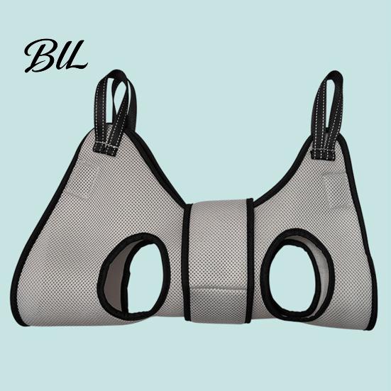 Lightweight Pet Grooming Tool Hammock Breathable Mesh Dog Sling Cat Restraint with Security Strap for Small Medium Dogs Cats Nail Trimming