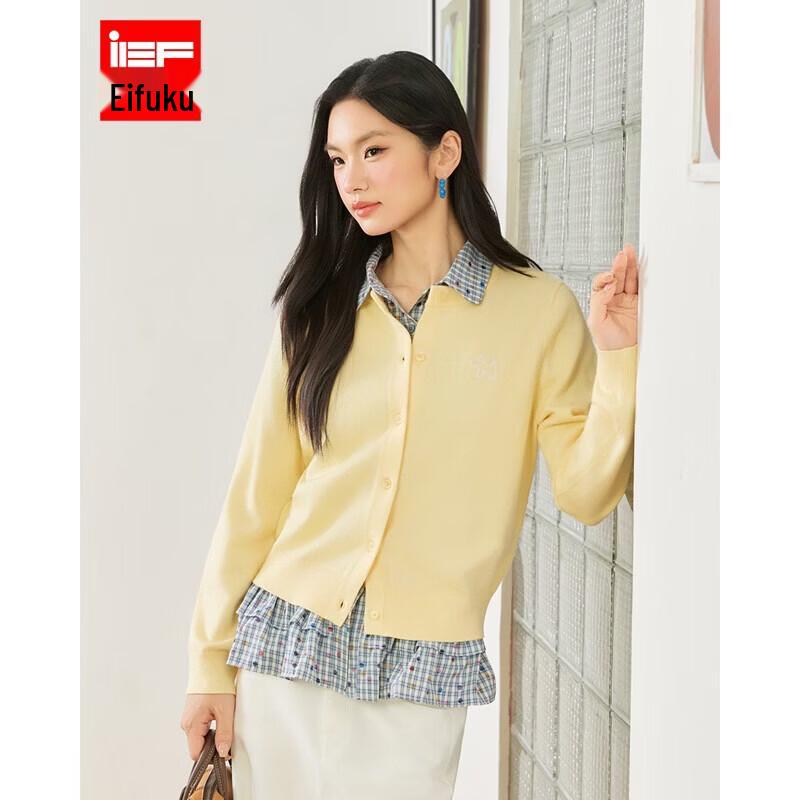 IEF Women's Preppy Style Knit Cardigan