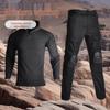Set Costum Camuflaj Broască G2 Transfrontalier: Tricou cu Mânecă Lungă și Pantaloni Longi Groși pentru Antrenament Tactic & Luptă