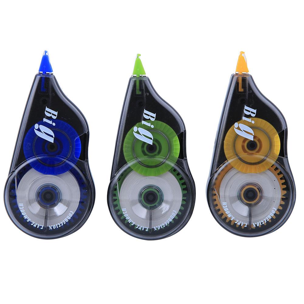 6Pcs Correction Tape Resin Large Capacity Students Stationery School Supplies 12 Meters Length