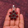 Garnet Gemstone Pendant Gemstone : 925 Sterling Silver Handmade Jewelry Pendant