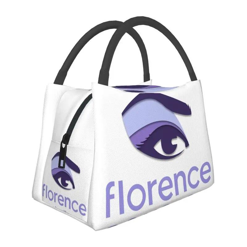 Custom Lipstick Florence By Mills Lunch Bag Women Cooler Warm Insulated Lunch Box for Picnic Camping Work Travel