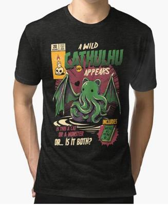 Cathulhu Graphic T Shirts Ropa Hombre T Shirt Men Mens Clothing T Shirt Homme Mens T Shirt  New In Top & Tees Camisetas 80232