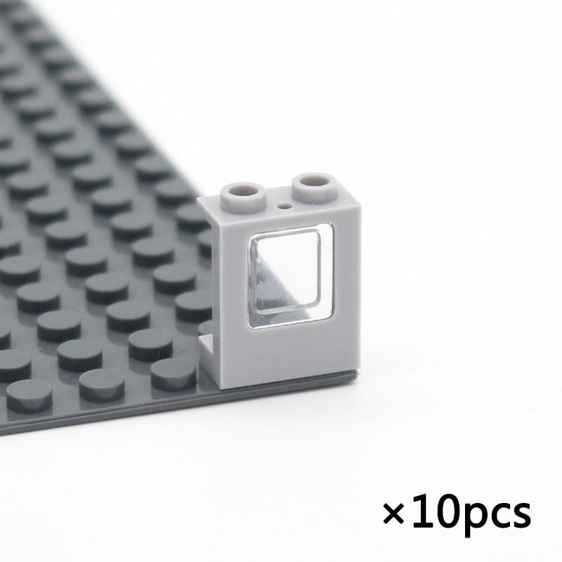 MOC Bricks 2377 Train Window 1X2X2 Plane DIY Intelligence Block  Compatible with All Brands Assembles Particles My City Window