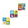 3 Pieces Baby Sensory Tissue Paper Polyester Montessori Colorful Busy Weaving Activities