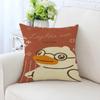 Cute Little Yellow Duck Pillowcase Car Ornaments Office Living Room Sofa Home Pillowcase