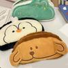 Plush Pencil Case Novelty Animal Pen Pouches Zippered Pencil Bag Large Capacity for Women Girl Student Office School