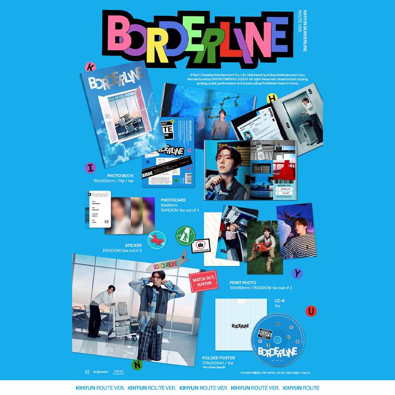 KIHYUN (MONSTA X) – EP BORDERLINE (ROUTE Ver.)