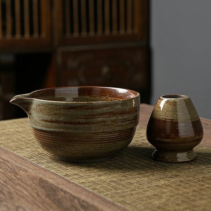 [Kyusuikei] Tea Bowl Set Matcha Utensil Set 500ml