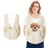 Verstellbarer Haustierrucksack Hundereisetasche Geeignet Sicherheitsgurt mit abnehmbarem Boden Katzenrucksack Hundeschulter für Reise Wandern Outdoor