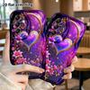 Phone Case: 2D Flat Samsung Galaxy A34 A35 M05 M06 S20 S22 S21 FE Plus 5G Protective Case, Starry Sky Crystal Heart, Christmas and Halloween Gift