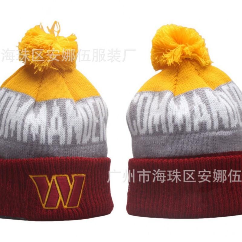 2026 Rugby Baseball Embroidered Beanie Men Women Warm Knit Hat