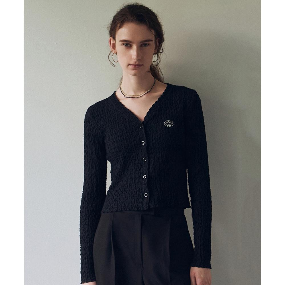 

NICK&NICOLE NICOLE WRINKLE CARDIGAN_BLACK
