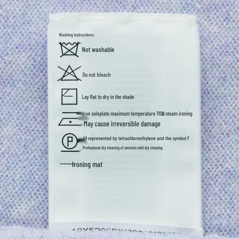 HAZZYS Women's Autumn Round Neck Wool Cashmere Blend Pullover Sweater