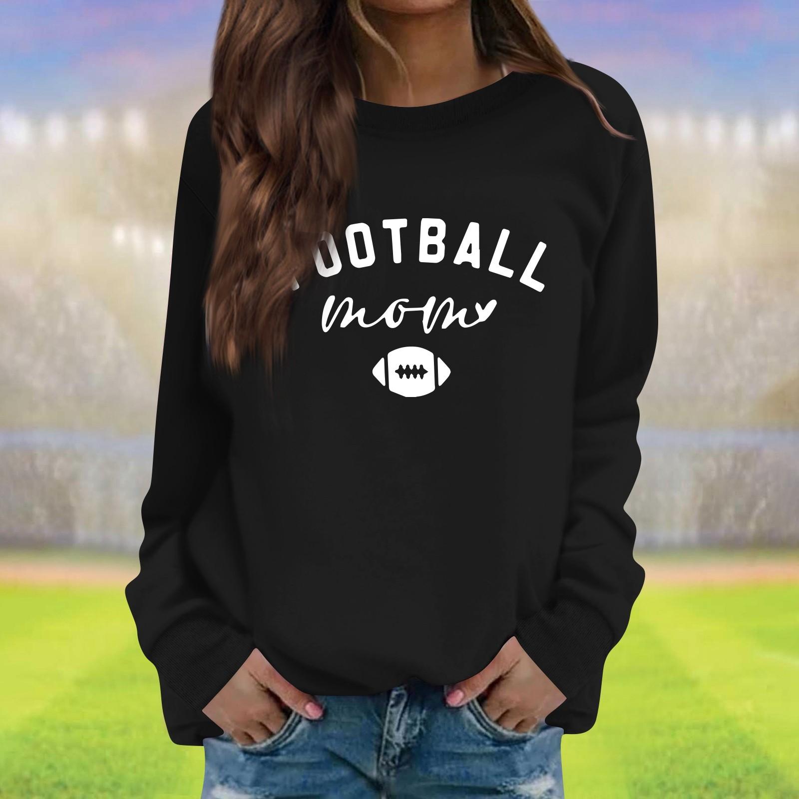 

Женская модная повседневная толстовка с длинным рукавом и круглым вырезом с принтом L чёрный