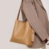 Large Bag Bag Women'S Autumn And Winter Women'S Bag Messenger Bag Versatile Leather Shoulder Large Capacity Commuter Bucket Bag