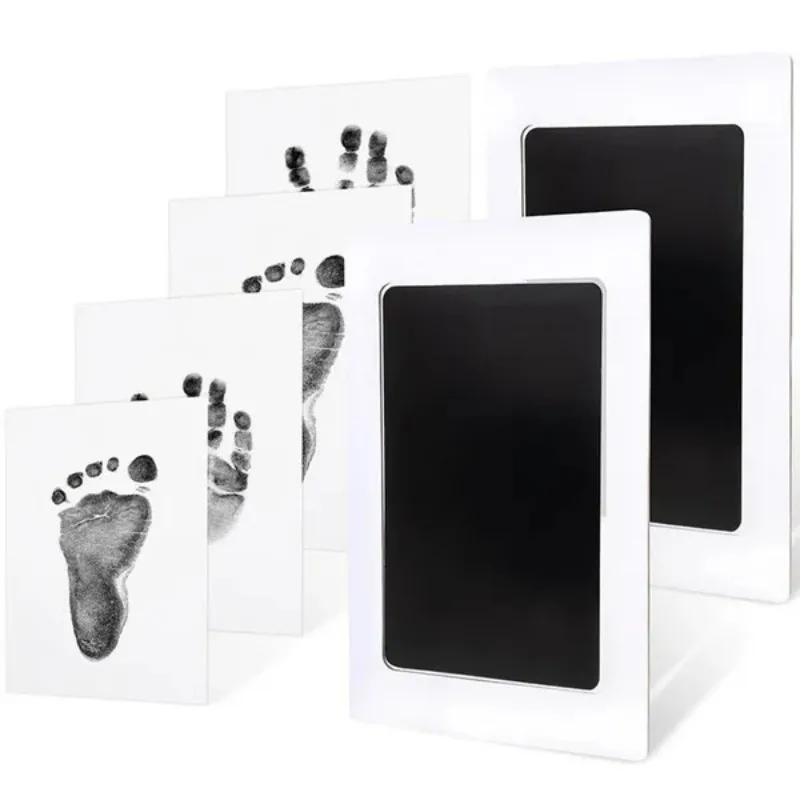 1 Set Baby Handprint Footprint Imprint Kit Baby Pet Footprint Ink Pad Souvenir Accessories