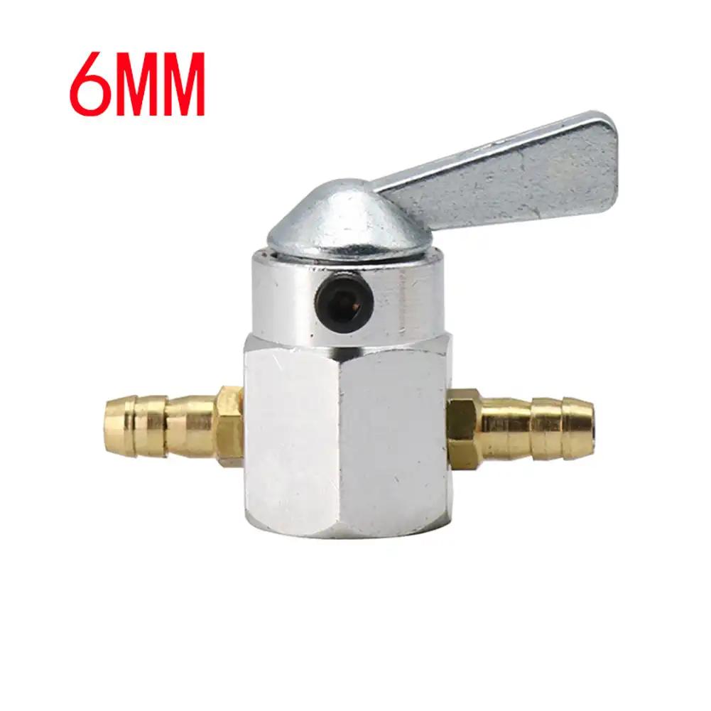 Universal Motorcycle In-line ON/OFF Switch Petrol Gas Fuel Tap Petcock Fuel Switch Inline 6mm 8mm For ATV Motorcycle Part